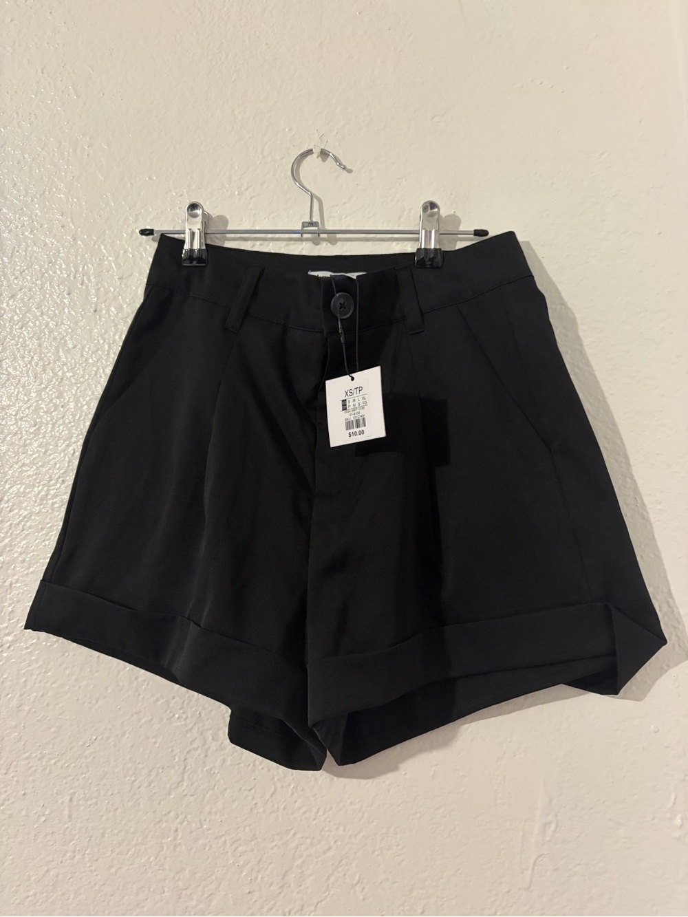 Black Women's Dress Shorts - Classic Tailored Style